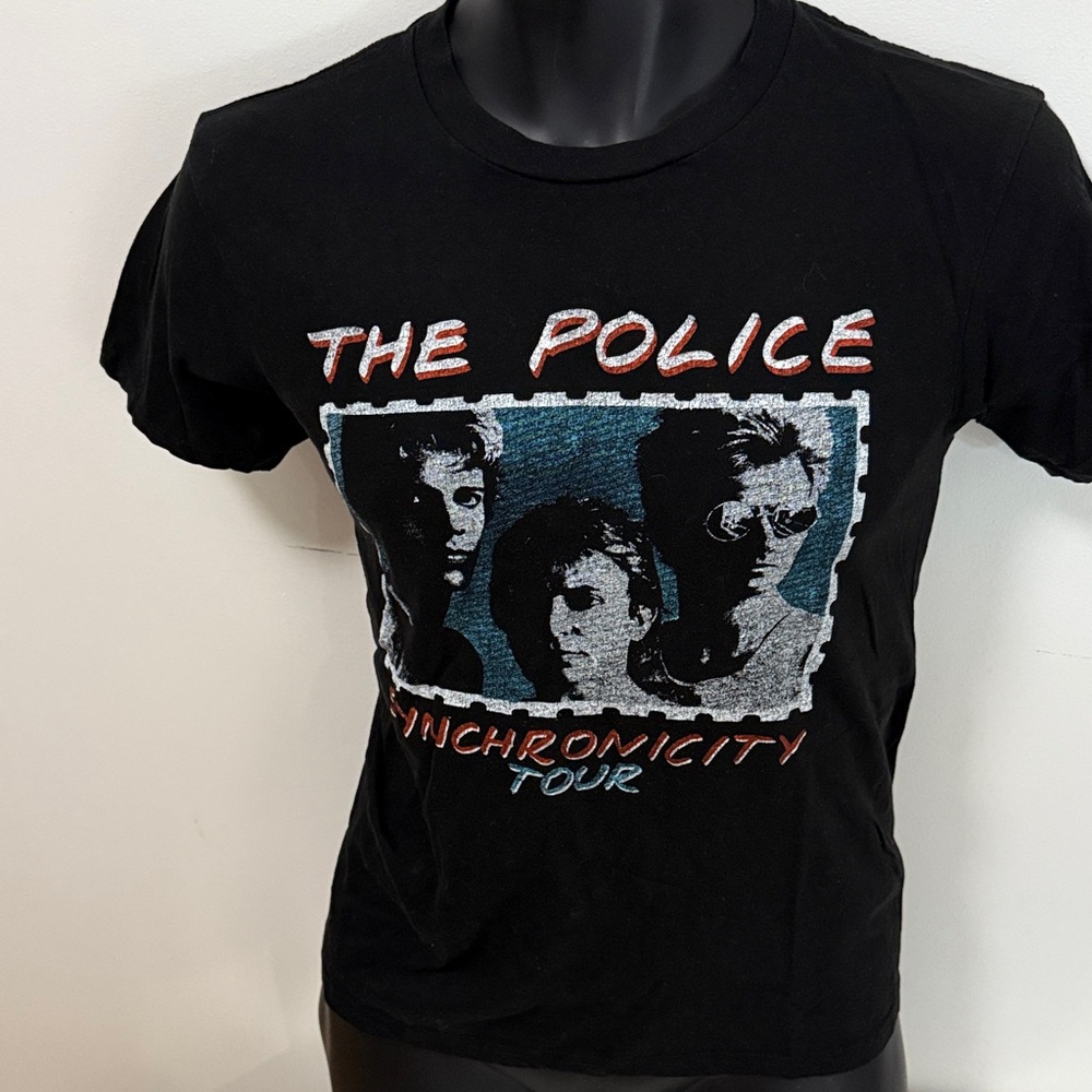 Black Graphic Band Tee